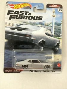 HOT WHEELS REAL RIDERS FAST & FURIOUS 2021 '70 CHEVY NOVA SS NIP - Picture 1 of 6