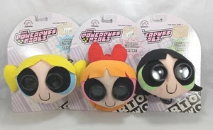THE POWERPUFF GIRLS Buttercup, Blossom & Bubbles Binoculars Plush Lot Applause - Picture 1 of 7