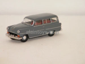 OPEL OLYMPIA CARAVANE GRIS FONCÉ BREKINA 1/87 Réf 20243 - Imagen 1 de 3