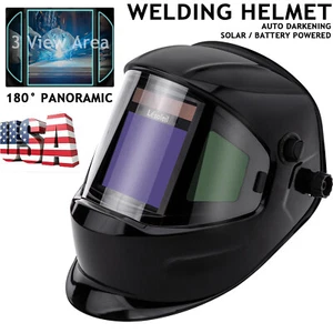 True Color Weld Hood Auto Darkening Welding Helmet Large Side View TIG MIG ARC - Picture 1 of 21