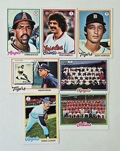 1978 Topps Baseball Cards you pick # 655-715 - Picture 1 of 2