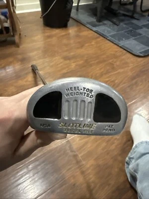 Putter de mazo Slotline modelo FS2 eje de acero mano derecha Winn Pro X Grip EE. UU. Foto 1 de 4