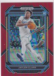 NBA Prizm Draft Picks 2022-23 No. Sandwiches 6 Jaylen Clark Rookie Red 233/299 - Picture 1 of 2