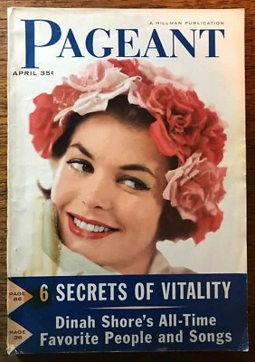 Elvis Presley - Pageant magazine - April 1959, Natalie Wood, Ricky Nelson - Imagem 1 de 4