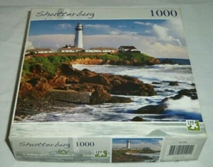 1000pc Shutterbug Coastal Lighthouse Main Jig-Saw Puzzle Ocean Sea Nautical - Picture 1 of 2
