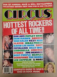 Circus Magazine March 31, 1987 Hottest Rockers Of All Time Over 100 Photos