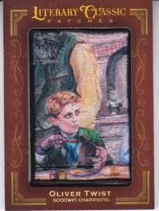 OLIVER TWIST 2024 UPPER DECK GOODWIN CHAMPIONS LITERARY CLASSIC PATCHES TIER 4 - Picture 1 of 2