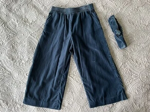 Gymboree Girls Blue Velvet Pants Headband Set Sz M 7-8 - Picture 1 of 6