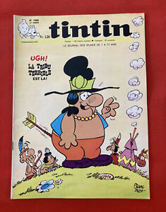 Zeitung Tintin (Tim) N’ 1096 Wochenkalender Dargaud Magazin 1969 Guter Zustand