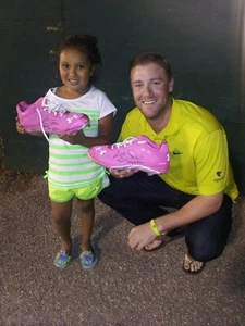Archie Bradley Autographed Game Used Cleats. 2013 Mobile Bay Bears Mother's Day! - Picture 1 of 9