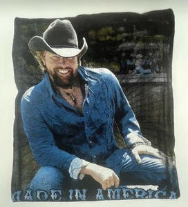 VTG Toby Keith 2011 Locked & Loaded Tour Shirt, Made In America, Men’s Medium - Picture 1 of 8