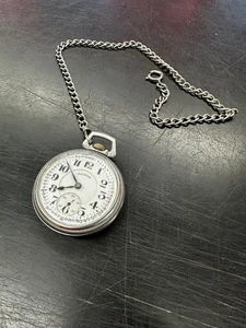 Reloj Bolsillo Illinois Bunn Especial 21 Joyas Ferrocarril - Imagen 1 de 21