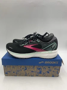 Brooks Ghost 14 Women's Size 10 B Running Shoes Black Pink Yucca - SHIPS FAST ✅ - Picture 1 of 11