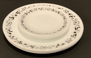 Corelle Garden Getaway 8 Piece Set Of 4 Each Dinner & Bread Plates USA - Picture 1 of 6