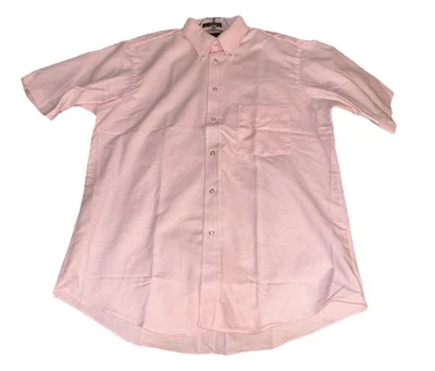 Surrey Para Hombres 16 Grande Manga Corta Rosa Aguja Única Abotonada EE. UU. De Colección Como Nuevo Foto 1 de 4