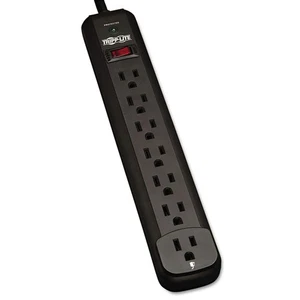 Tripp Lite TLP712B 7 Outlets 12 ft. Cord Protect It! Surge Protector - Black New - Picture 1 of 9
