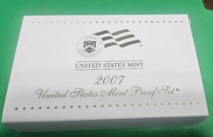 2007 US MINT PROOF SET 14 COINS-WITH BOX AND COA State Quarters & Presidential $ - Picture 1 of 4