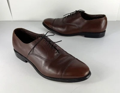 Allen Edmonds Park Avenue Mens Chili Leather Cap Toe Oxfords 8.5 D - Image 1 of 4