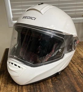 White Sedici Sistema 2 II Motorcycle Helmet - Size M Medium - Bild 1 von 20