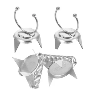 Abrazaderas de esmalte de arcilla inoxidable 4 piezas pinzas de inmersión para escultura - Imagen 1 de 12