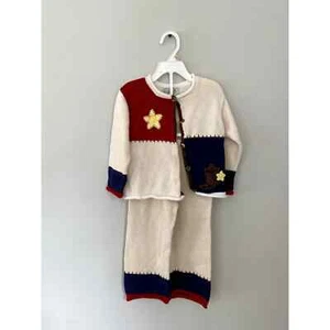 Zackali 4 Kids 2 Piece Sweater and Pants, 3/4 Toddler Cowboy - Picture 1 of 13