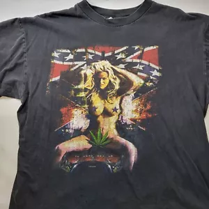 Vintage 2000 Pantera Black T Shirt Size XL Blonde Weed Leaf T Shirt Rare - Picture 1 of 7