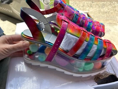 sandalias arco iris plataforma yru para mujer Foto 1 de 4