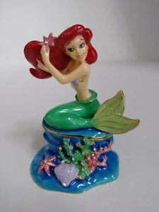  Walt Disney 2010 Schmucksteine ARIEL MEERJUNGFRAU aufklappbare Schmuckschatulle Abt. 56 Figuren Rarität - Bild 1 von 7