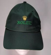 Rolex Adjustable Cap Hat Dark Green Embroidered (Flaws Read Description)