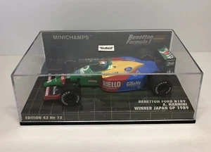 1:43 F1 Minichamps Benetton B189 A. Nannini Winner Japan 1989 Formula No Spark - Foto 1 di 1