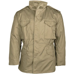 M65 MILITARY ARMY FIELD COMBAT M-65 MENS JACKET WINTER PATROL COAT KHAKI S-3XL - Picture 1 of 7