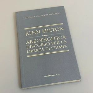 Areopagitica Discorso per la liberta' di stampa JOHN MILTON - Imagen 1 de 1