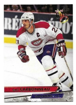 GUY CARBONNEAU 1993-94 FLEER ULTRA CARD NM-MT CONDITION - Image 1 of 2