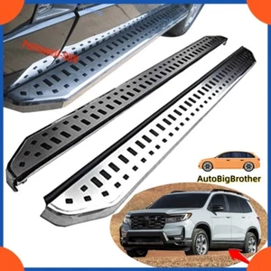 Running Board Fits for Honda Passport 2019 2023 Side Step Nerf Bar Black Steps - Picture 1 of 12