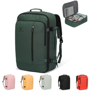 Hynes Eagle 38L Travel Backpack Carry On Air Travel Lpatop Daypack Packing Cubes - Picture 1 of 44