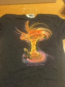 THE IMAGINARY FOUNDATION Let The Force Flow Black Mens t-shirt Size LARGE - Picture 1 of 8