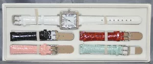 Invicta Ladies Wildflower White Dial Interchangeable Leather Watch Set 11729 - Picture 1 of 7