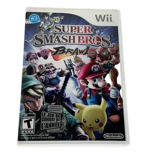 Super Smash Bros. Brawl Nintendo Wii Complete CIB Authentic Manual and inserts - Picture 1 of 11