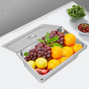 Set di 3 padelle a vapore staccabili, 1 * padella forata e 1 * padella da tavolo a vapore e 1 * coperchio - Foto 1 di 16