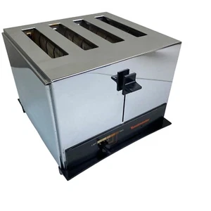 Vintage Retro Chrome 4 Slice Toastmaster Toaster D126A Tested Clean USA - Picture 1 of 2