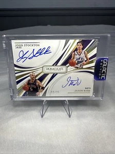 Immaculate Collection John Stockton & Jason Kidd Dual Auto /25 - Picture 1 of 2