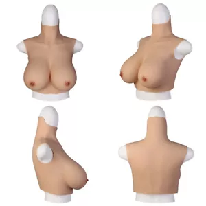 IMI C-G Cup Silicone Breast Forms Breastplate Crossdresser Fake Boobs Drag Queen - Bild 1 von 12
