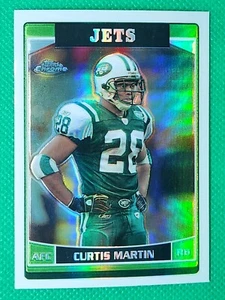 2006 Topps Chrome REFRACTOR #128 Curtis Martin HOF New York Jets / Pitt Panthers - Photo 1 sur 3