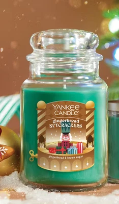 YANKEE CANDLE Workshop Wonders Pan de Jengibre Cascanueces Tarro Original Vela 22oz Foto 1 de 3