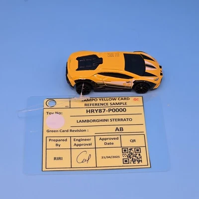 TARJETA AMARILLA HOT WHEELS 2025 FEP LAMBORGHINI HURACAN STERRATO - FEP Foto 1 de 4