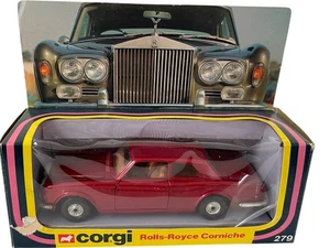 Vintage 1979 Corgi Toys No. 279 Rolls Royce Corniche Saloon Car Die-Cast Model - Picture 1 of 10