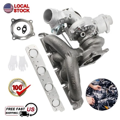 NEW Turbo 06H145702 For 2009-2017 AUDI A4 A5 A6 Quattro Q5 allroad VW 2.0T CA - Image 1 of 4