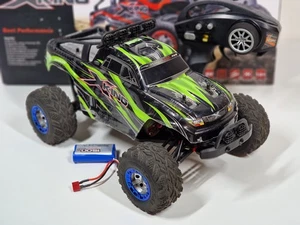Amewi 22219 X-King Rc Monstertruck 4WD 1:12 Brushed Grün Rc Auto Offroad Elektro - Bild 1 von 24