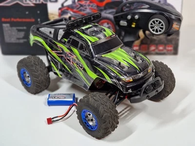 Amewi 22219 X-King Rc Monstertruck 4WD 1:12 Brushed Grün Rc Auto Offroad Elektro - Bild 1 von 4