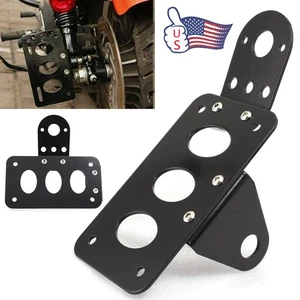 Side Mount Motorbike License Plate Bracket Holder For Harley sportster 883 V-Rod - Picture 1 of 11